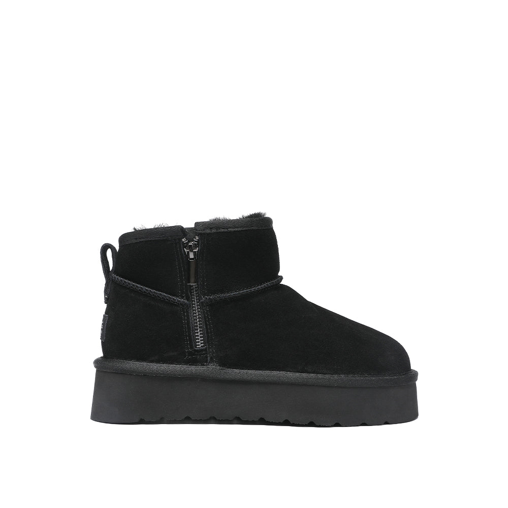 DREAMMERINO Zip Up Platform Ultra Mini Boots