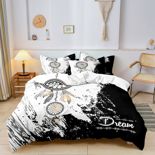 Dream Catcher Printed Quilt/Duvet Cover Bedding Set