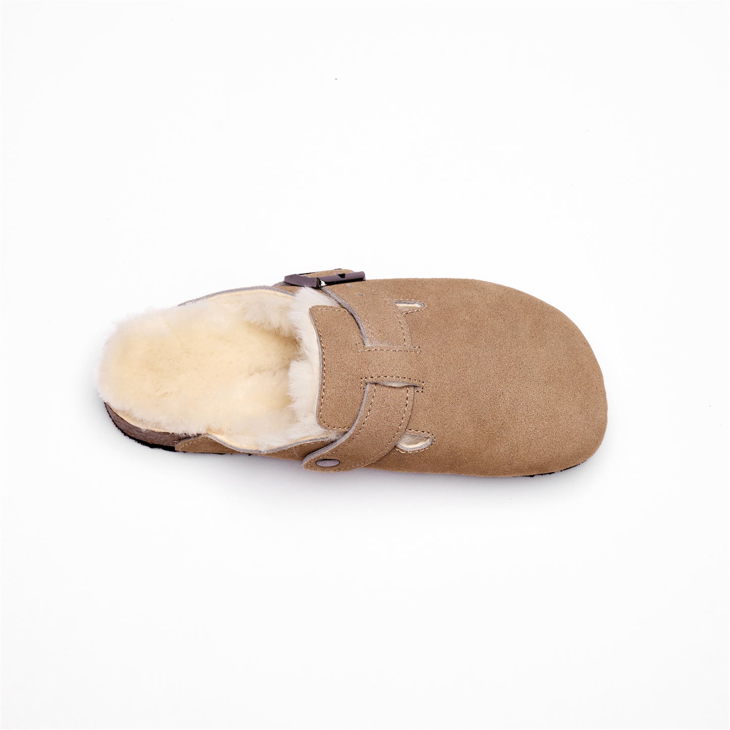 Unisex Sheepskin Wool Slip-on Sandals