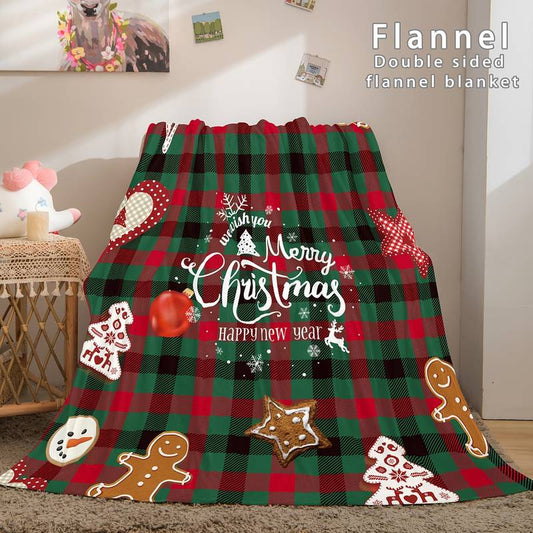 Merry Christmas Flannel Blanket