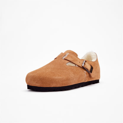 DREAMMERINO Premium Shearling Mule Loafers