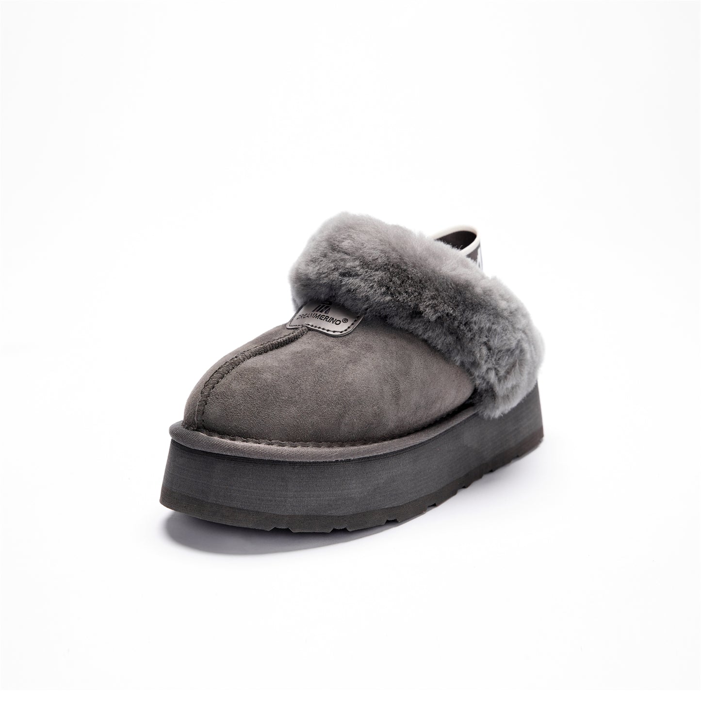 DREAMMERINO Platform Slippers Backstrap Scuff