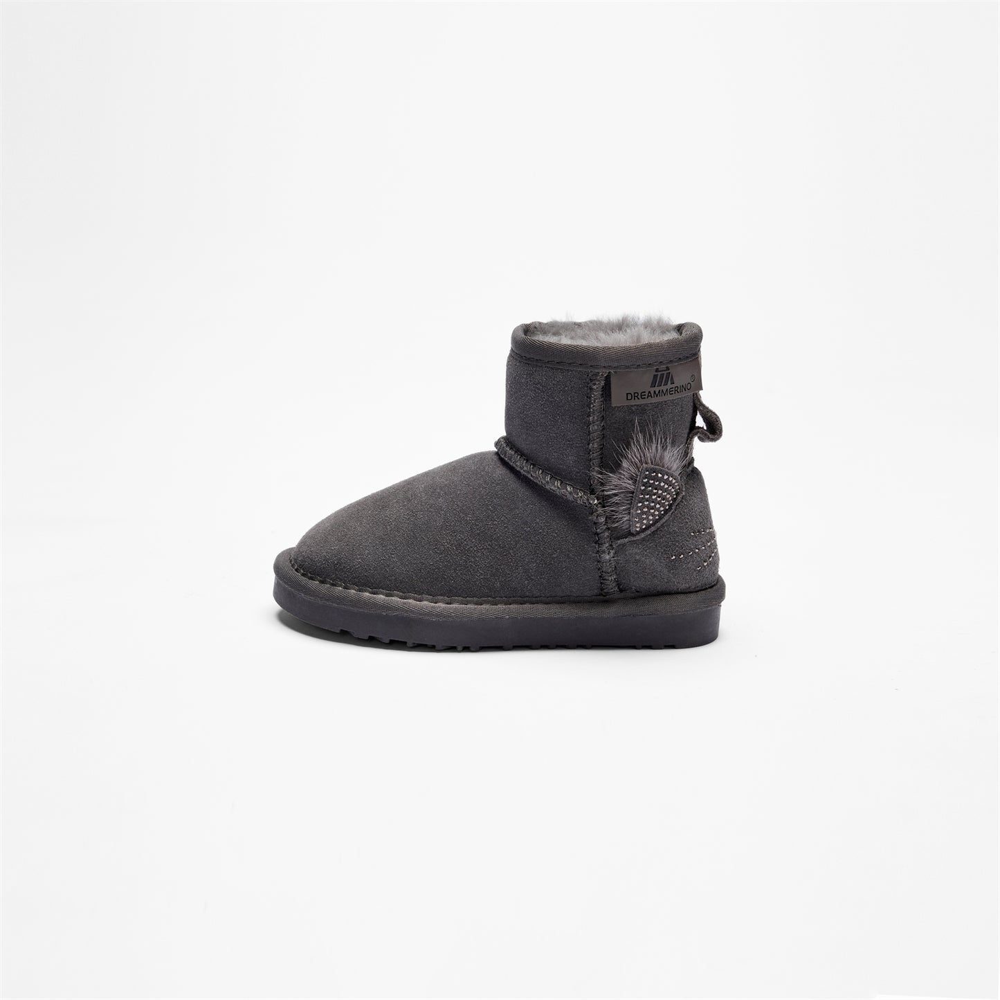 Unisex Kids Short Classic Cat Style Boots