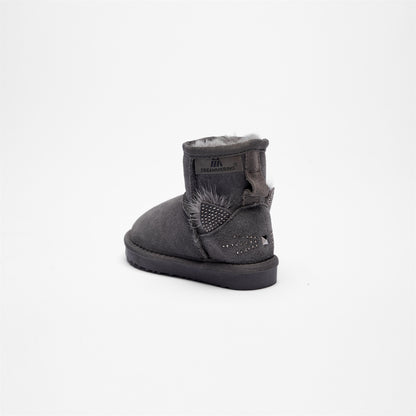 Unisex Kids Short Classic Cat Style Boots