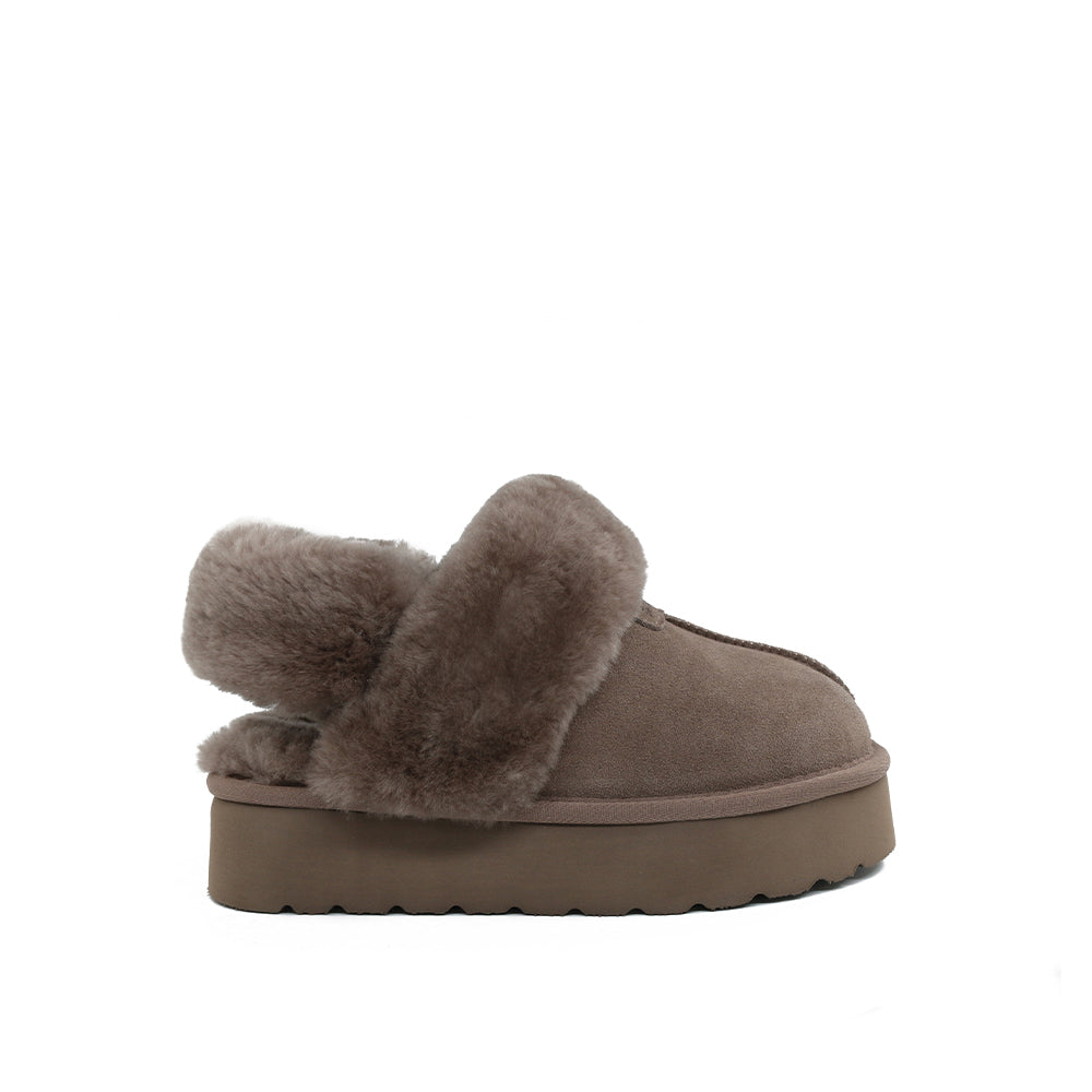 DREAMMERINO Platform  Strap Slipper Backstrap Scuff