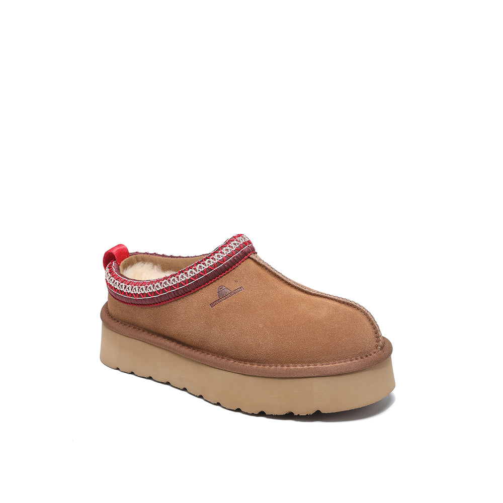 DREAMMERINO Premium Tassie Platform Slippers