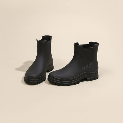 Women's Short Elastic Rain Boots Waterproof