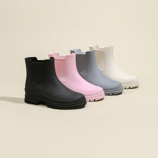 Women's Short Elastic Rain Boots Waterproof