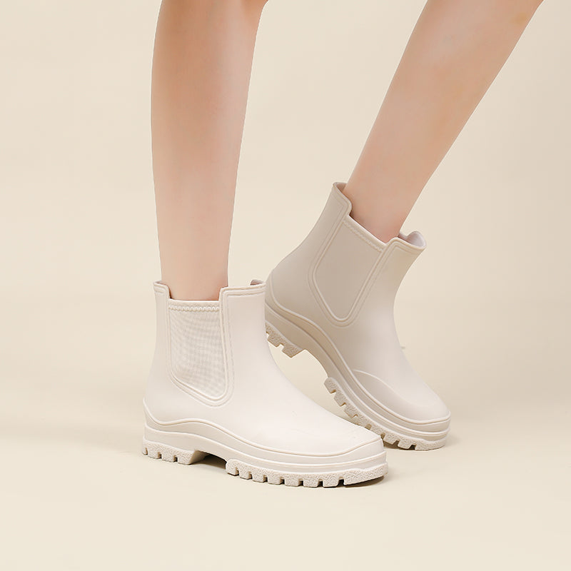 Women's Short Elastic Rain Boots Waterproof