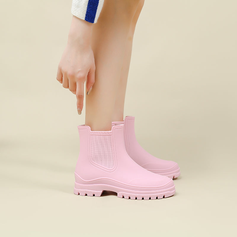 Women's Short Elastic Rain Boots Waterproof