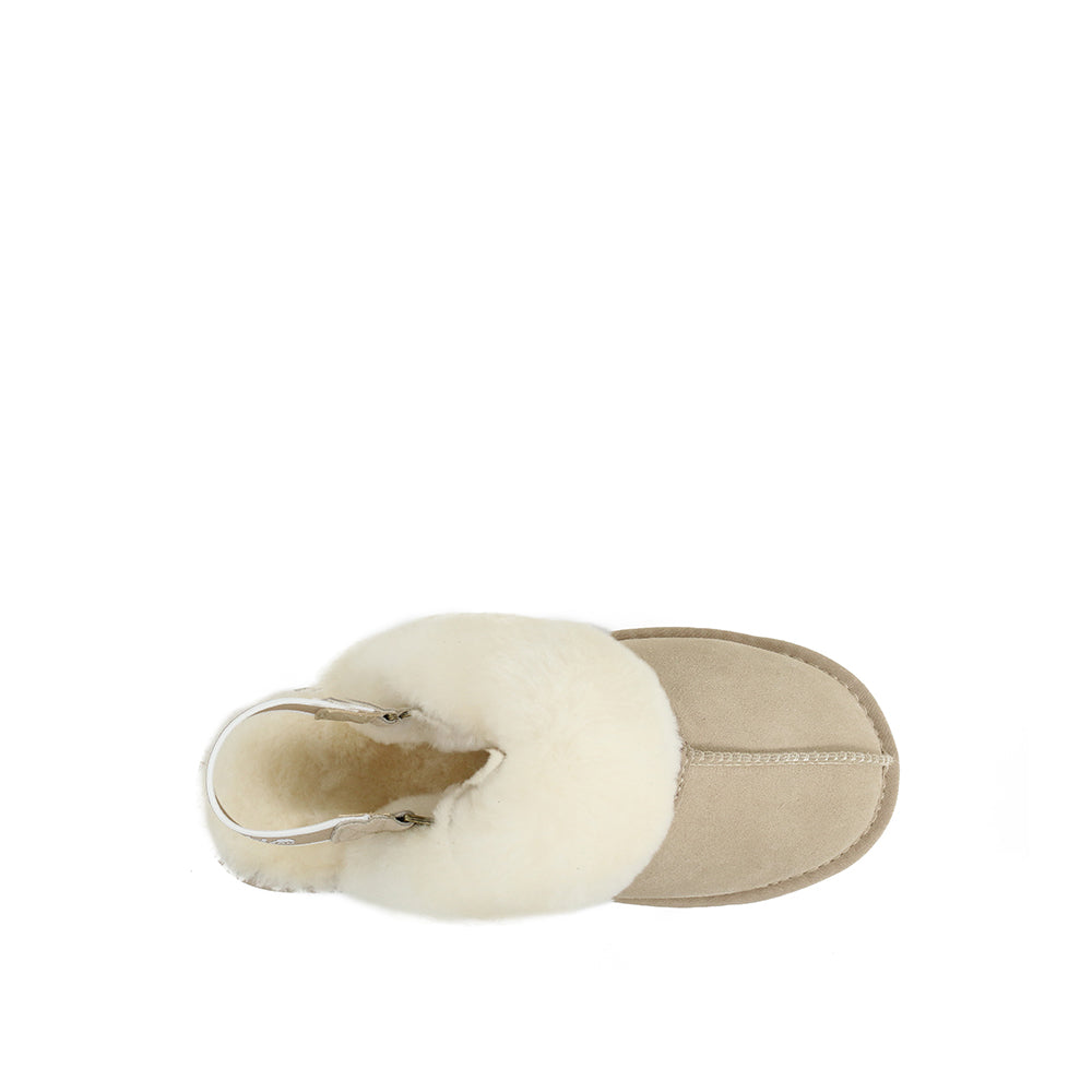 DREAMMERINO Platform  Strap Slipper Backstrap Scuff