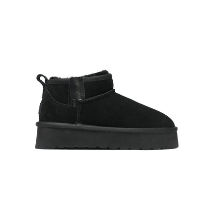 Zip Up Platform UGG Boots