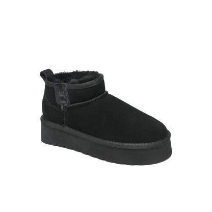 Zip Up Platform UGG Boots