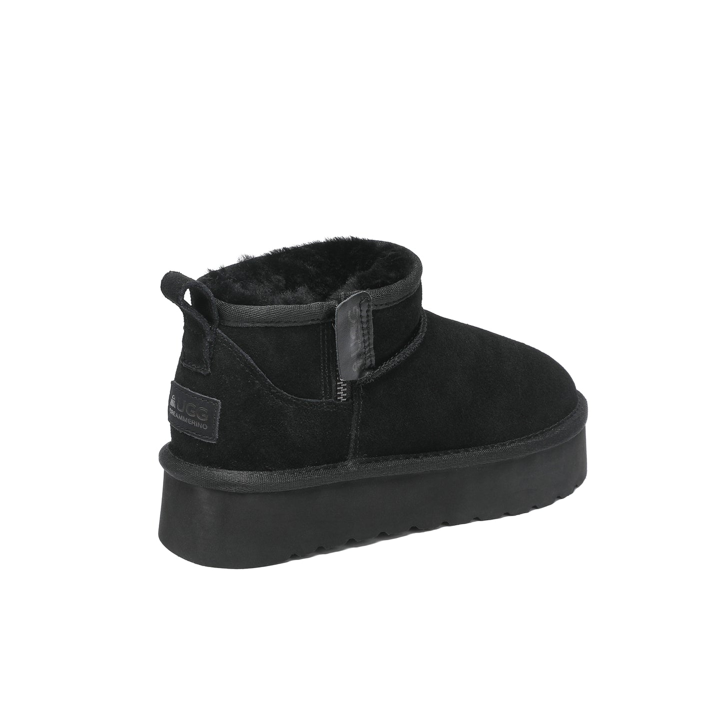 Zip Up Platform UGG Boots