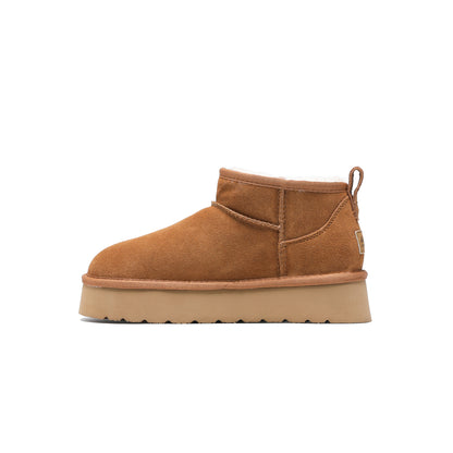 Zip Up Platform UGG Boots