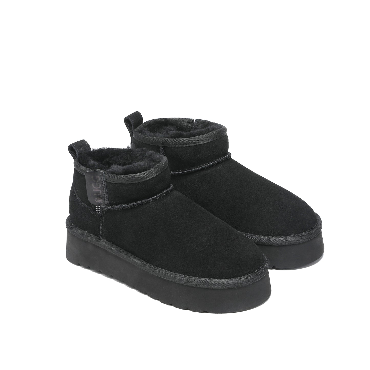 Zip Up Platform UGG Boots