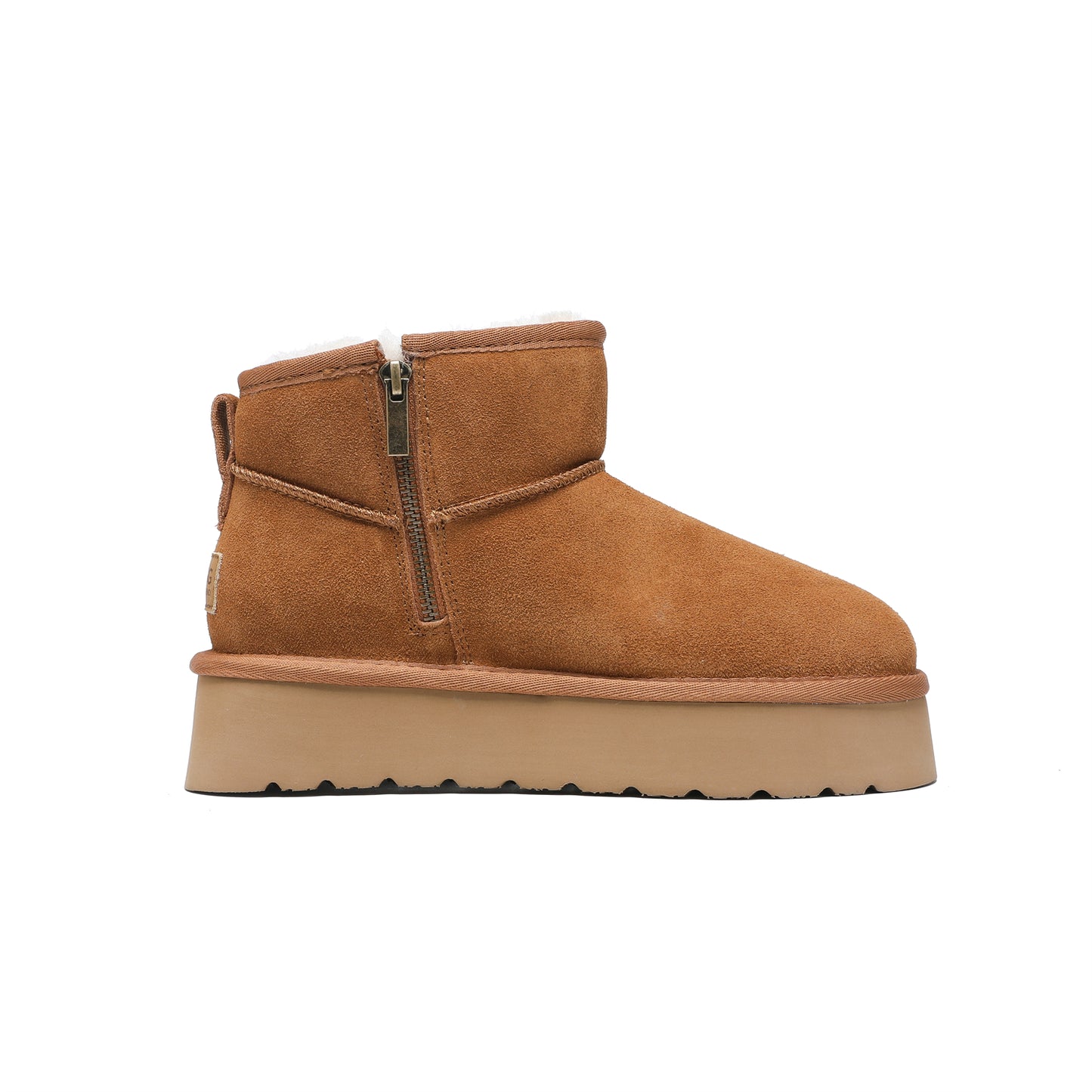 Zip Up Platform Ultra Mini UGG Boots