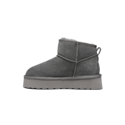 Zip Up Platform Ultra Mini UGG Boots