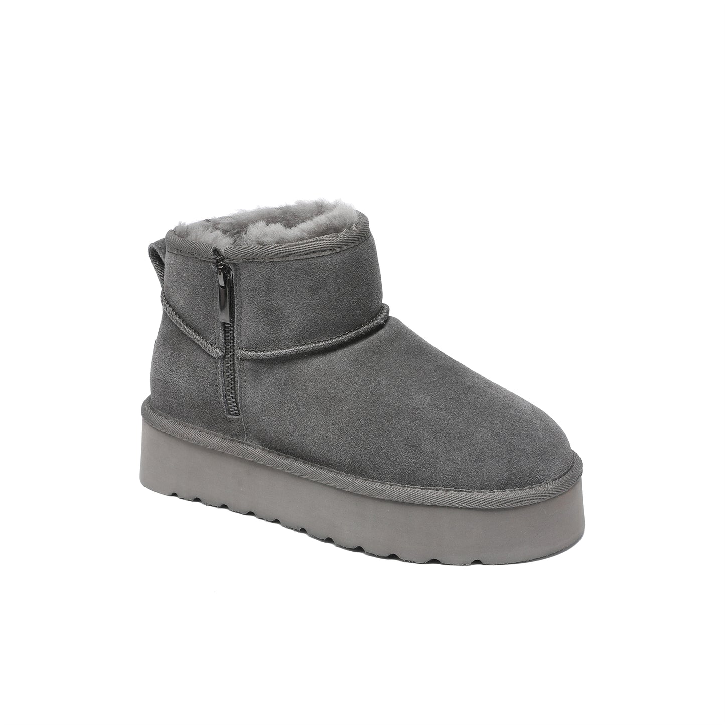 Zip Up Platform Ultra Mini UGG Boots