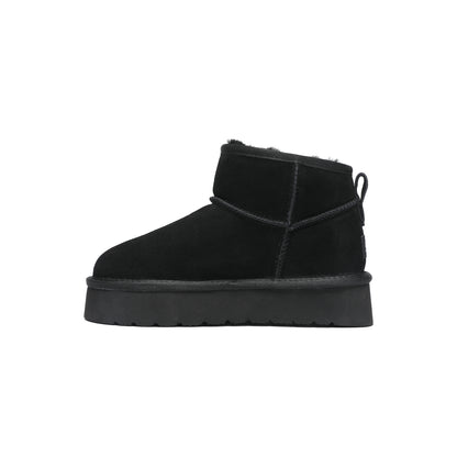 Zip Up Platform Ultra Mini UGG Boots