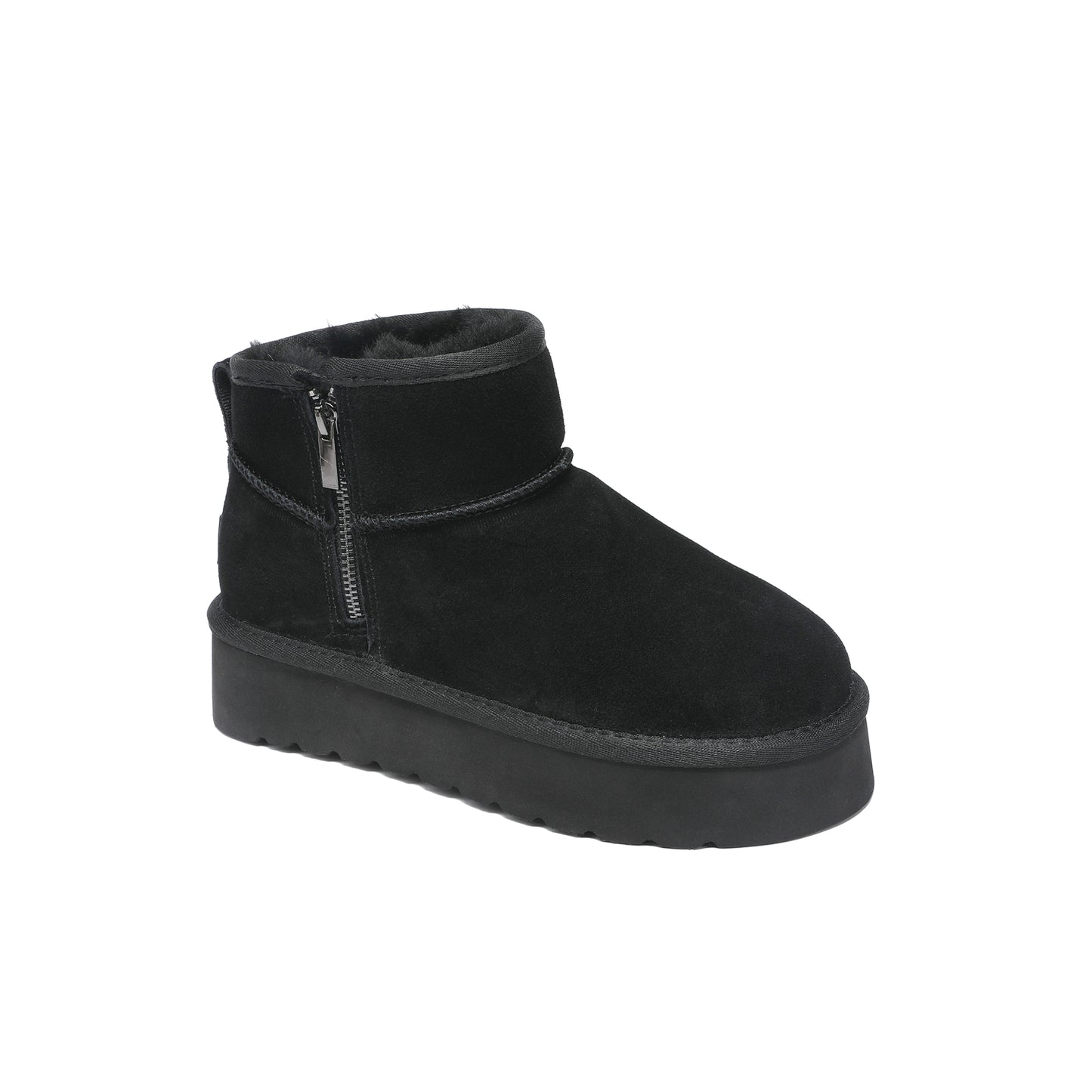 Zip Up Platform Ultra Mini UGG Boots