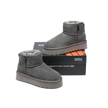 Zip Up Platform Ultra Mini UGG Boots