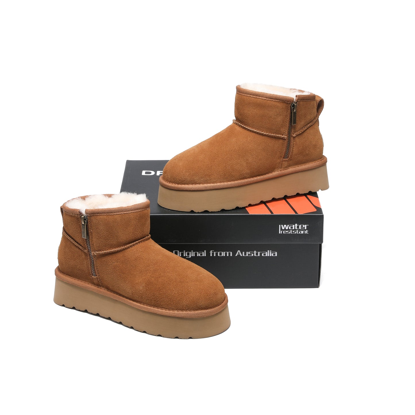 Zip Up Platform Ultra Mini UGG Boots