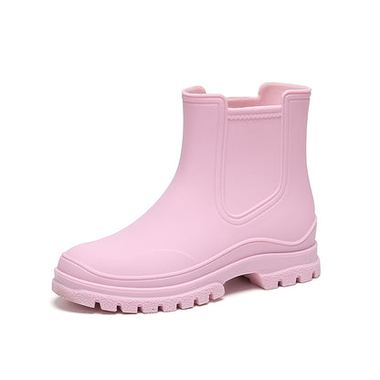 Women's Short Elastic Rain Boots Waterproof